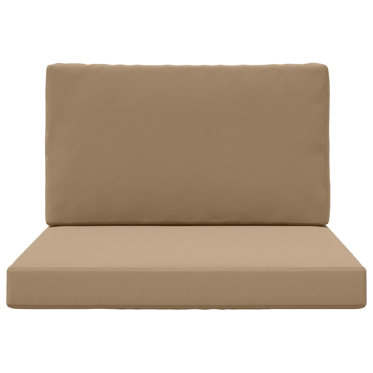 Udendørs Sofa Pude Polyester Gråbrun 80 x 80 cm