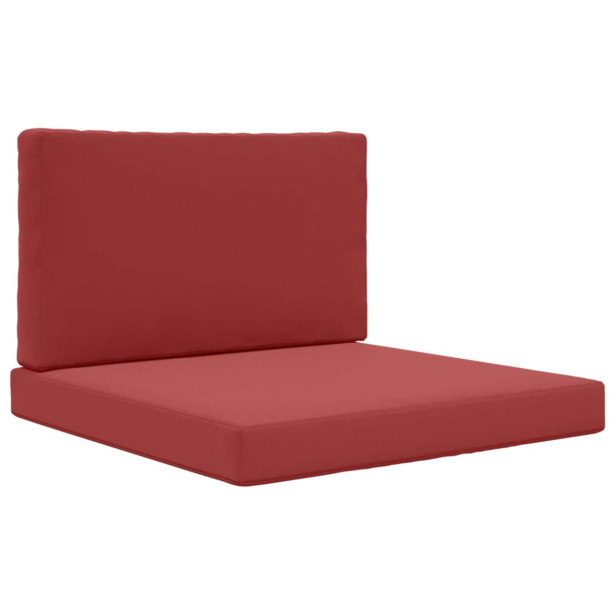 Udendørs Sofa Pude Polyester Vinrød 80 x 80 cm
