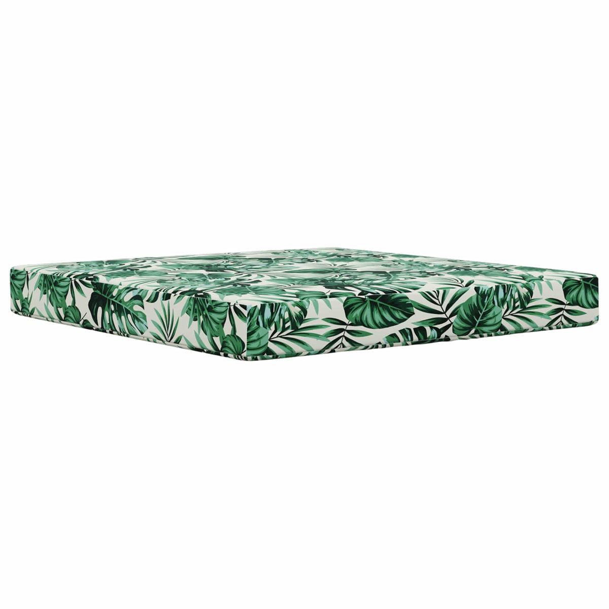 Udendørs Sofa Pude Polyester Bladmønster 80 x 80 cm Bladmønster