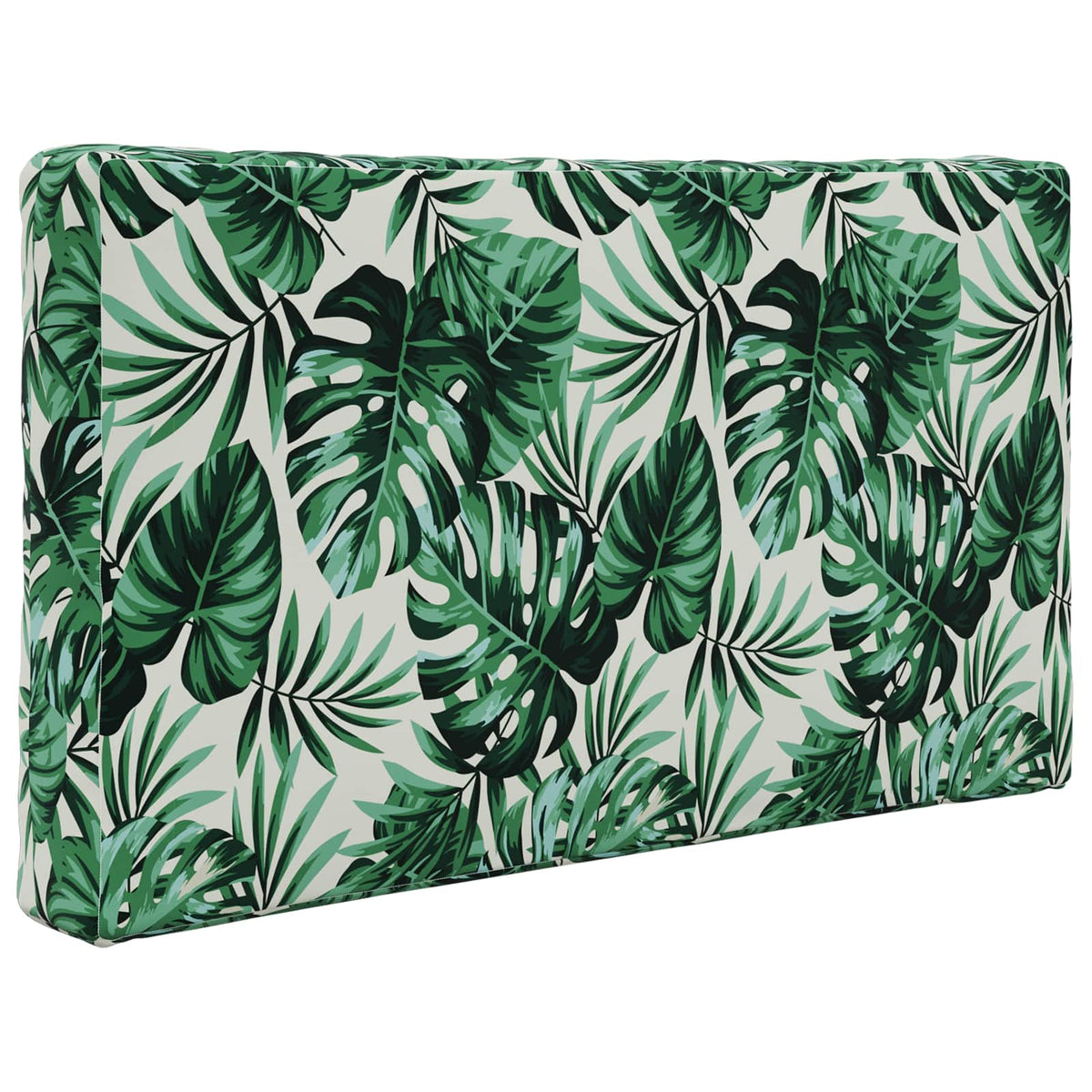 Udendørs Sofa Pude Polyester Bladmønster 80 x 80 cm Bladmønster