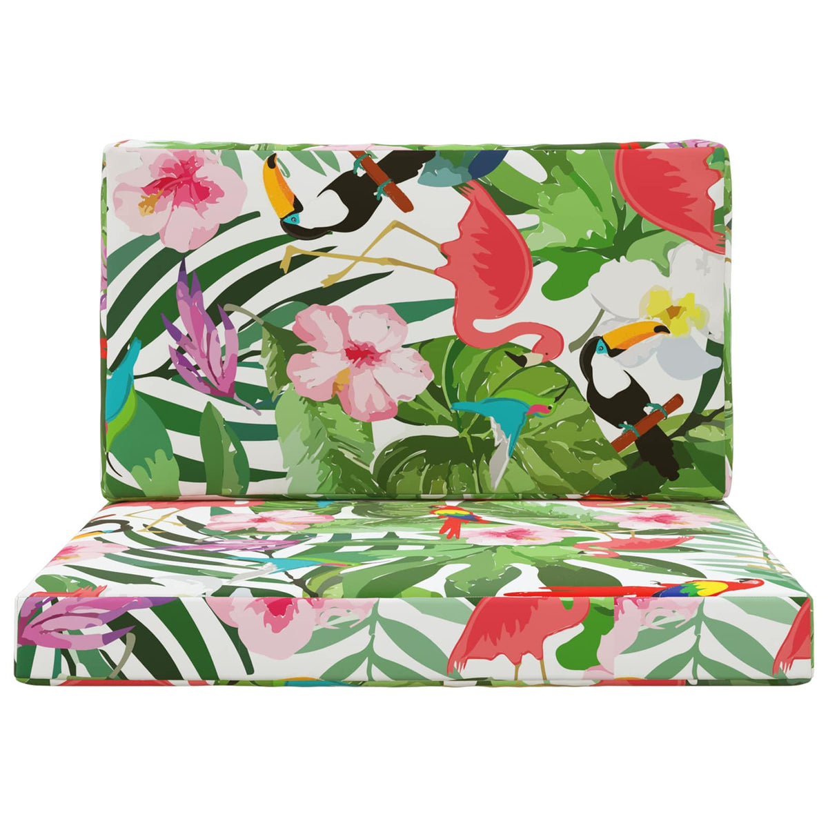 Udendørs Sofa Pude Polyester farverig 80 x 80 cm