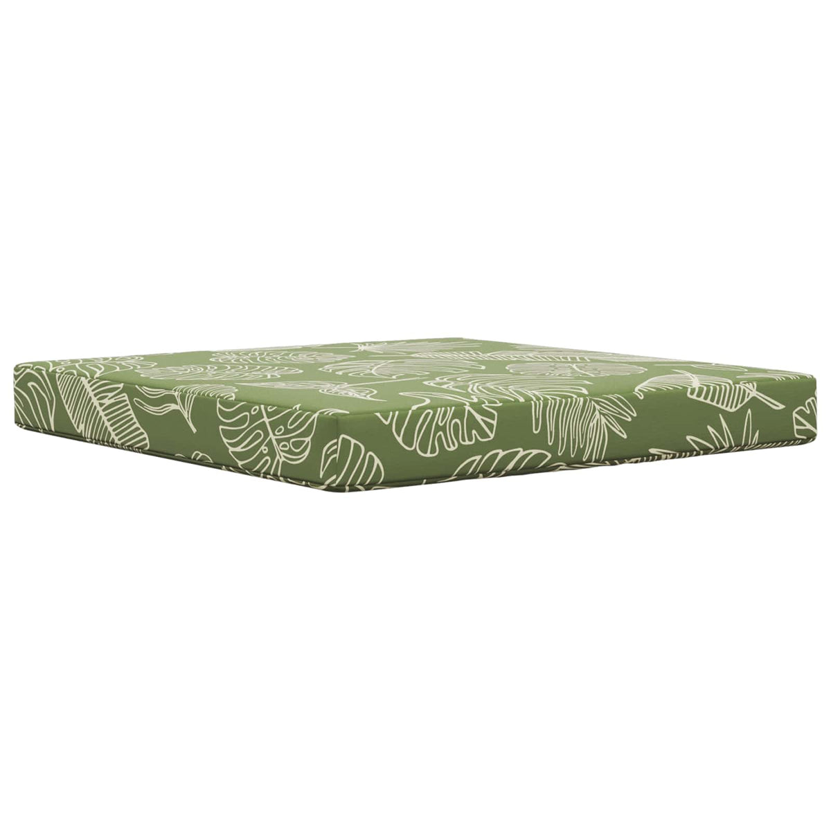 Udendørs Sofa Pude Polyester Bladdesign 80 x 80 cm Bladdesign