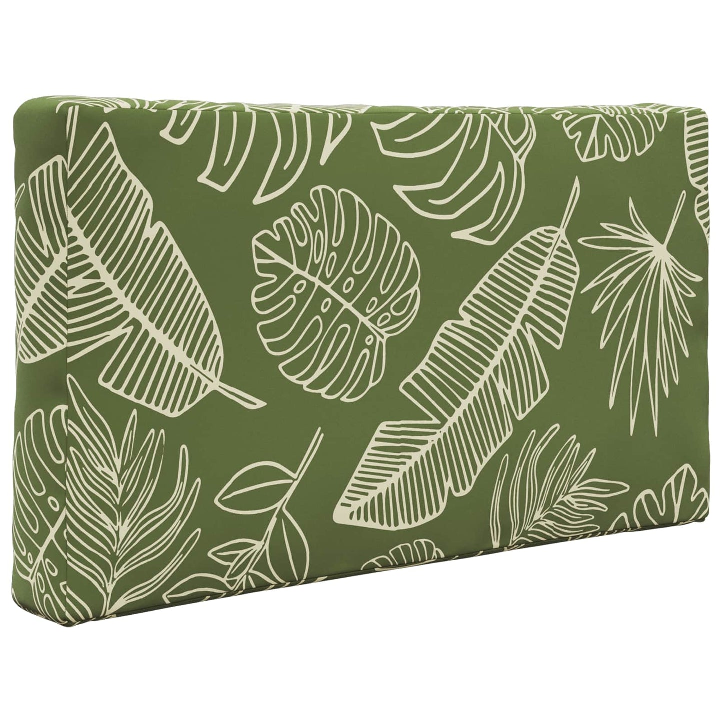 Udendørs Sofa Pude Polyester Bladdesign 80 x 80 cm Bladdesign