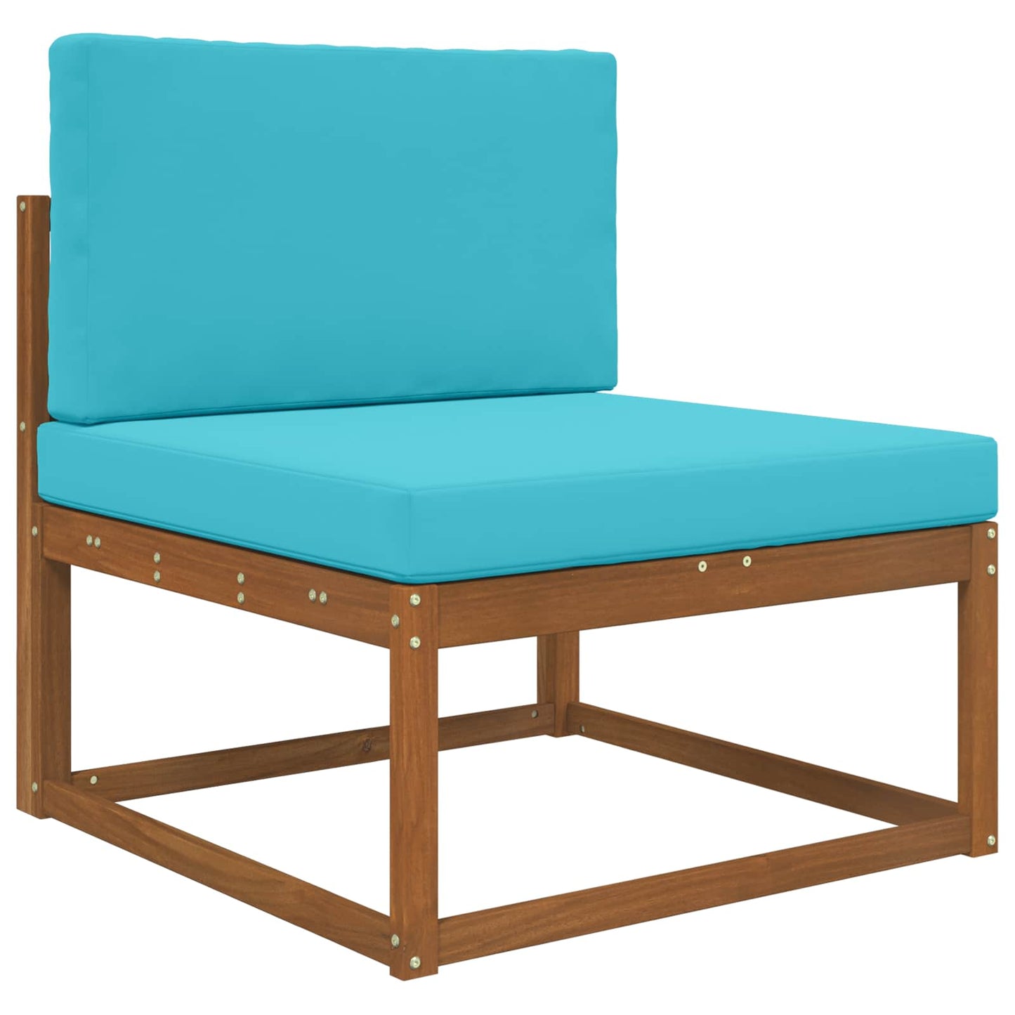 Udendørs Sofa Pude Polyester Turkis 80 x 80 cm