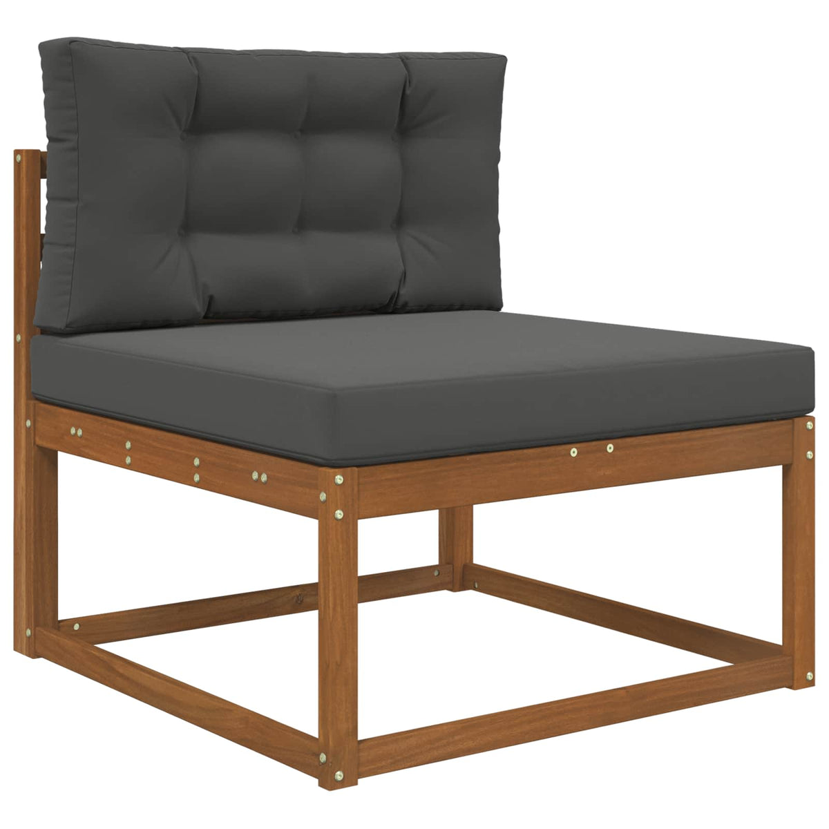 Udendørs Sofa Pude Polyester Antracit 80 x 80 cm