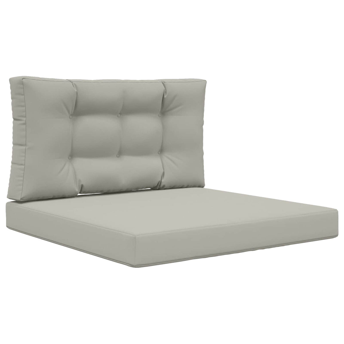 Udendørs Sofa Pude Polyester Grå 80 x 80 cm
