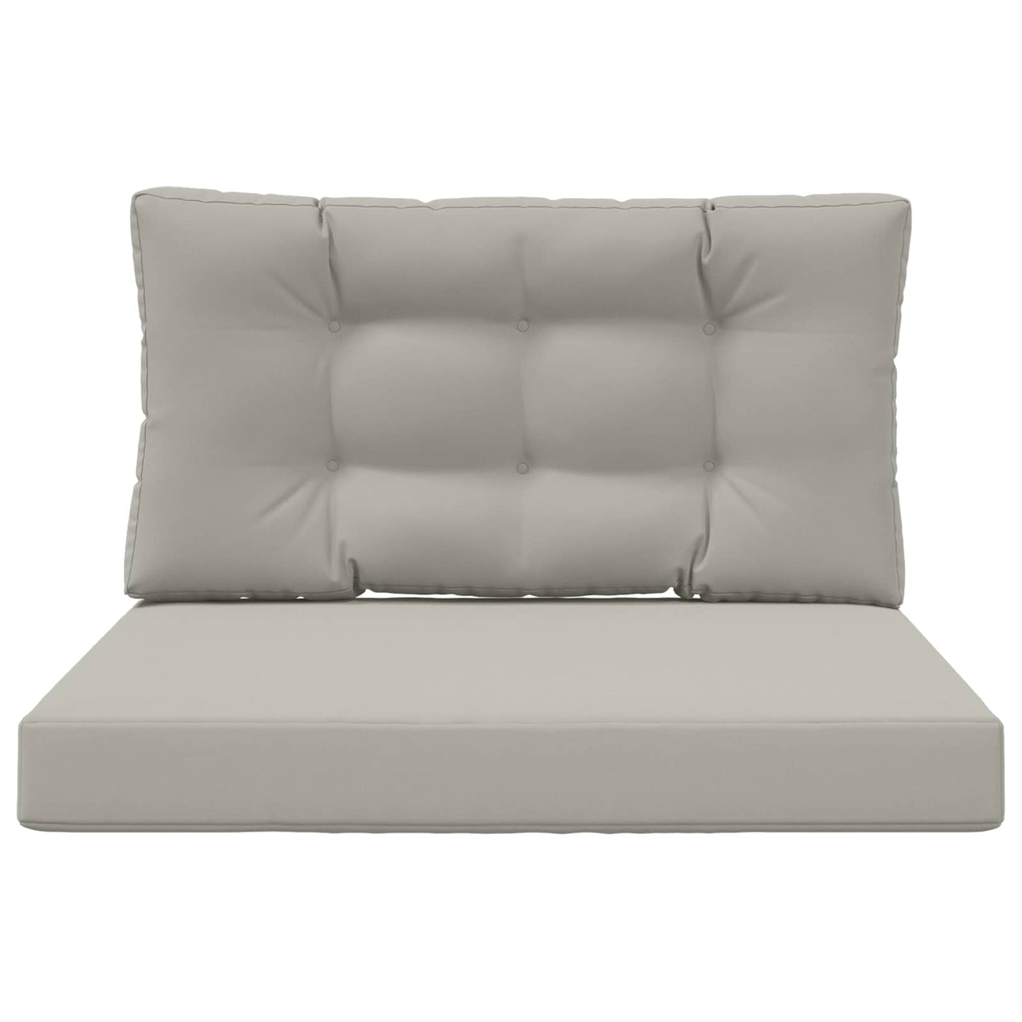 Udendørs Sofa Pude Polyester Grå 80 x 80 cm