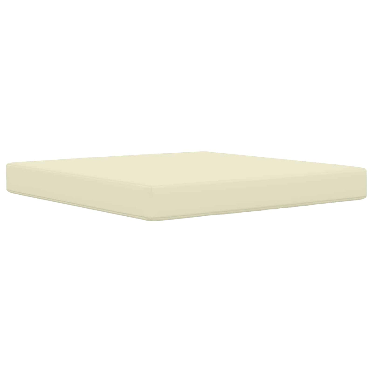 Udendørs Sofa Pude Polyester Cremefarvet 80 x 80 cm