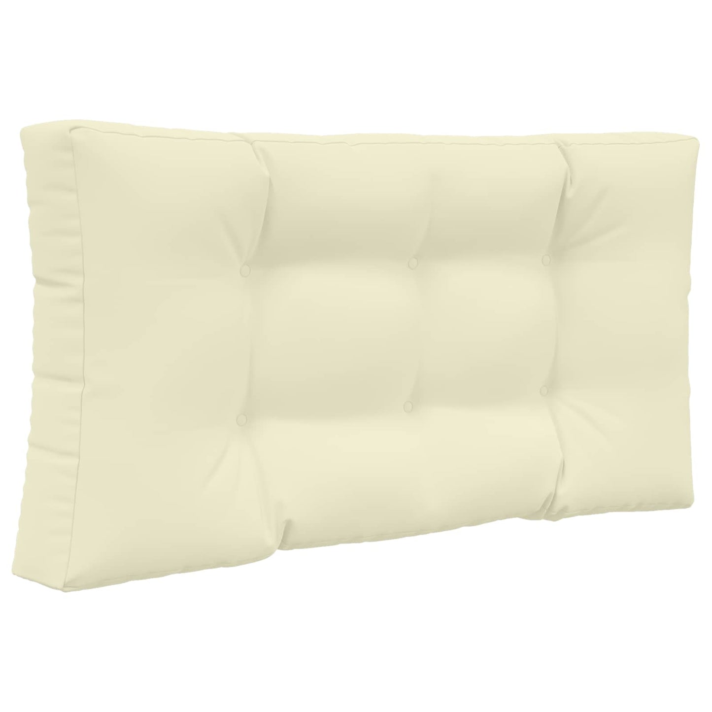 Udendørs Sofa Pude Polyester Cremefarvet 80 x 80 cm