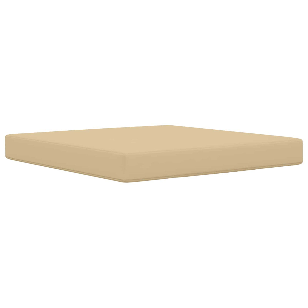 Udendørs Sofa Pude Polyester Beige 80 x 80 cm