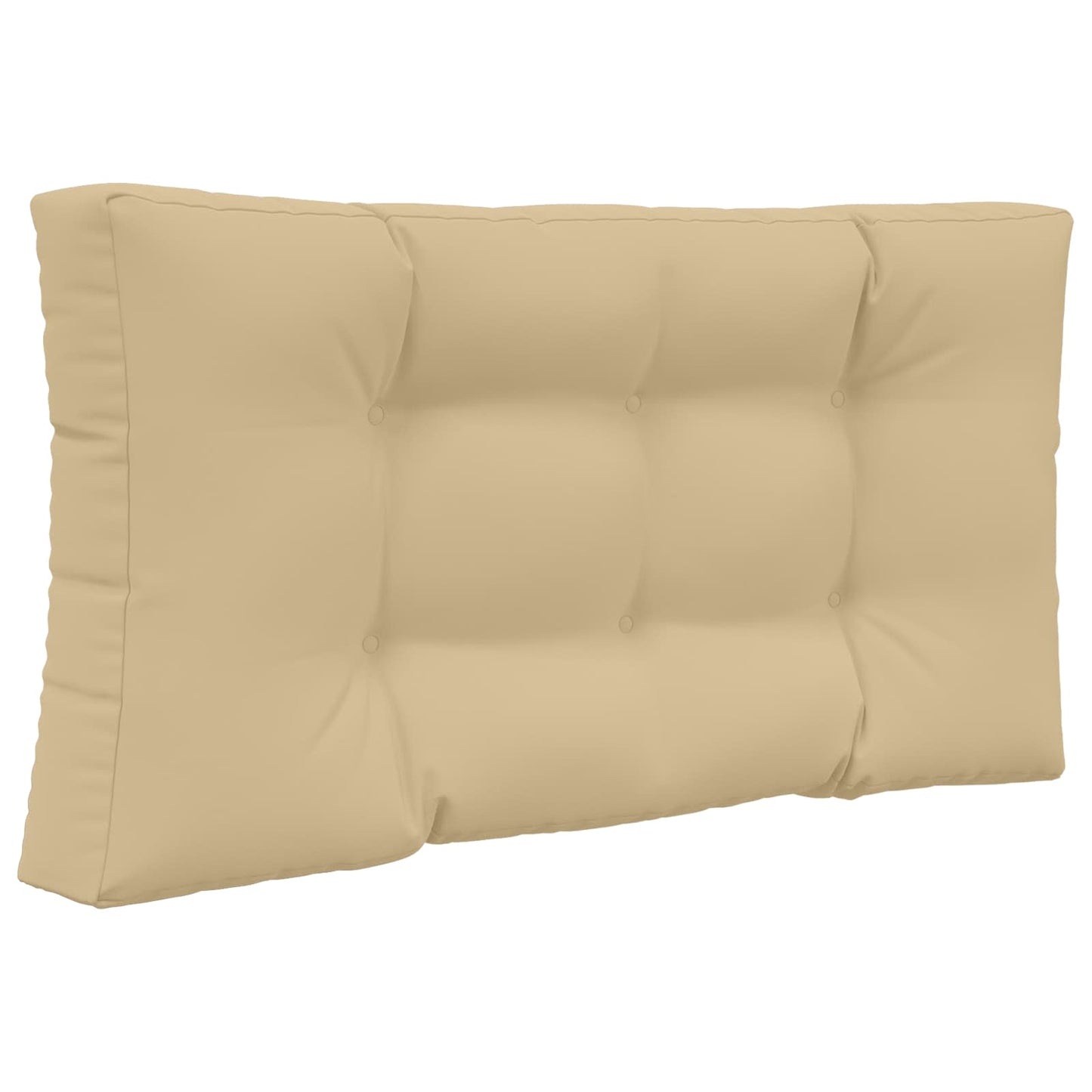 Udendørs Sofa Pude Polyester Beige 80 x 80 cm