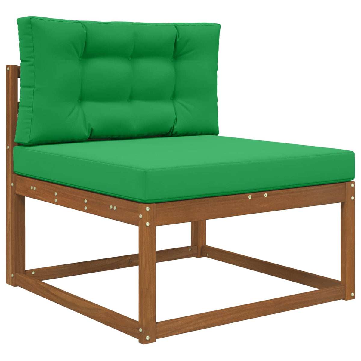 Udendørs Sofa Pude Polyester Grøn 80 x 80 cm