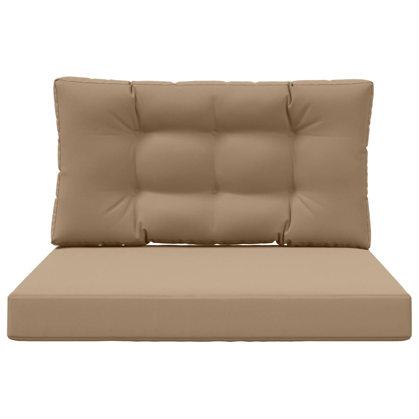 Udendørs Sofa Pude Polyester Gråbrun 80 x 80 cm