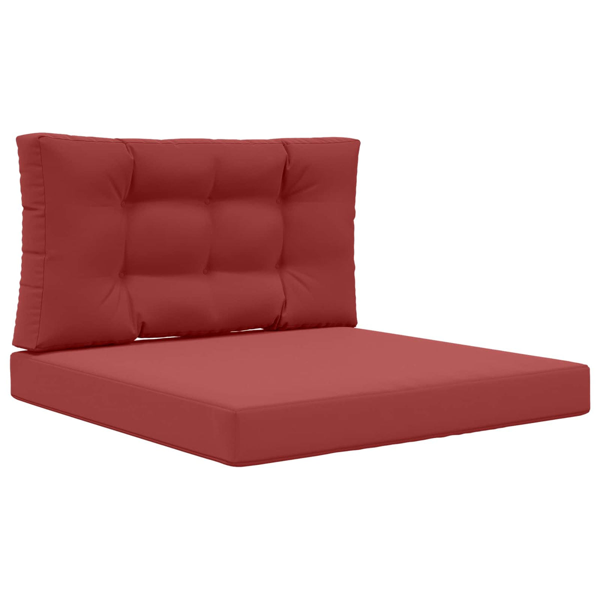 Udendørs Sofa Pude Polyester Vinrød 80 x 80 cm