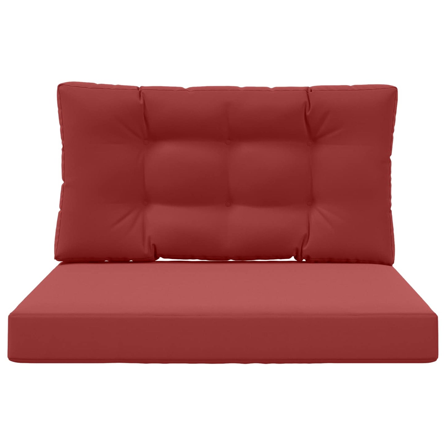 Udendørs Sofa Pude Polyester Vinrød 80 x 80 cm