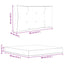 Udendørs Sofa Pude Polyester Vinrød 80 x 80 cm