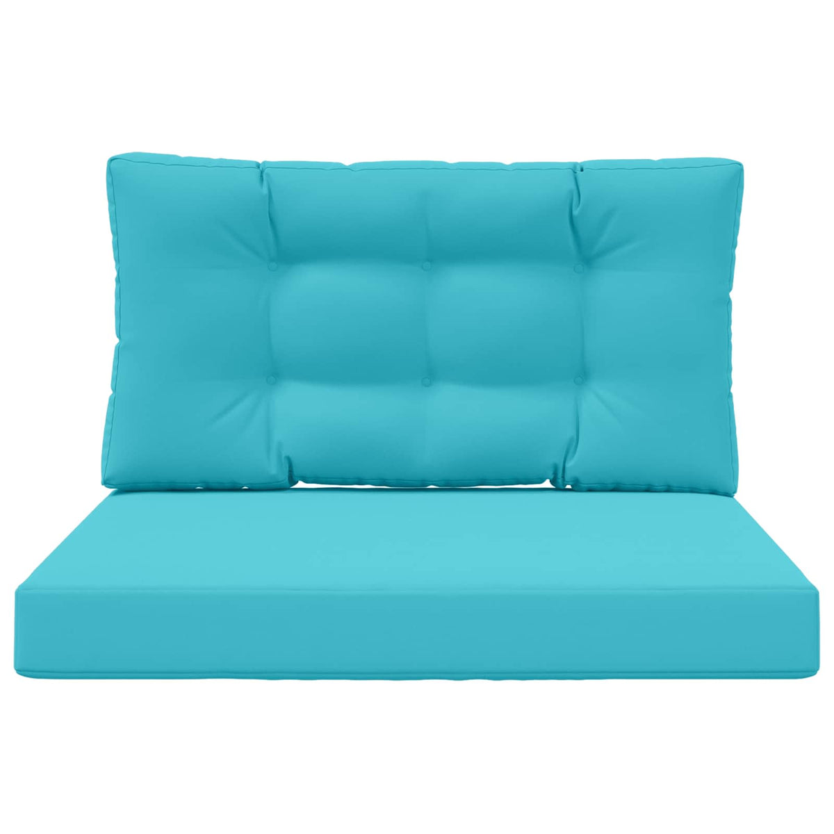 Udendørs Sofa Pude Polyester Turkis 80 x 80 cm