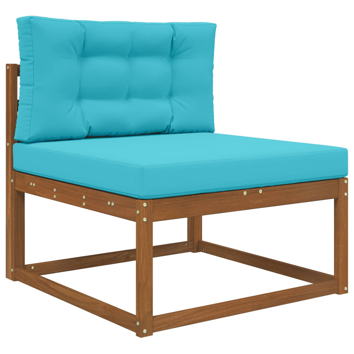 Udendørs Sofa Pude Polyester Turkis 80 x 80 cm