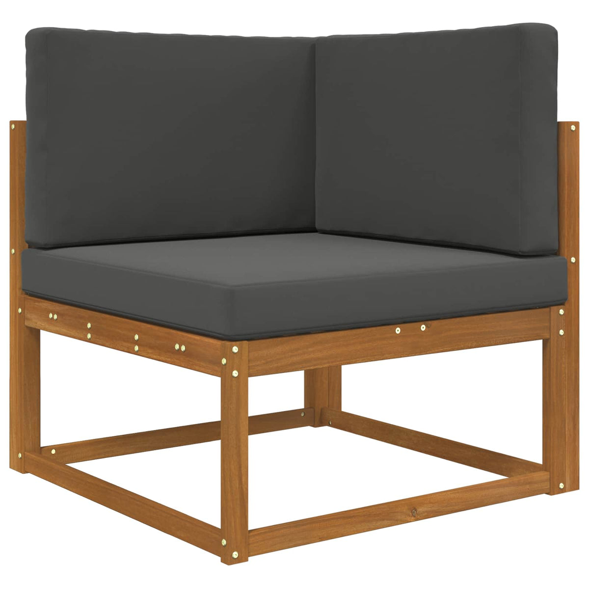 Udendørs Sofa Pude Polyester Antracit 80 x 80 cm
