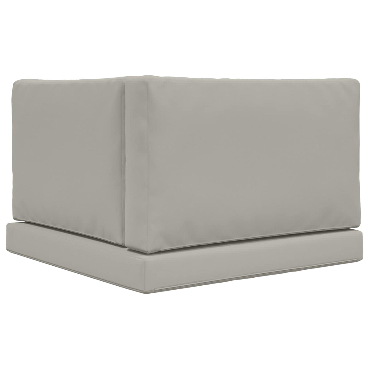 Udendørs Sofa Pude Polyester Grå 80 x 80 cm