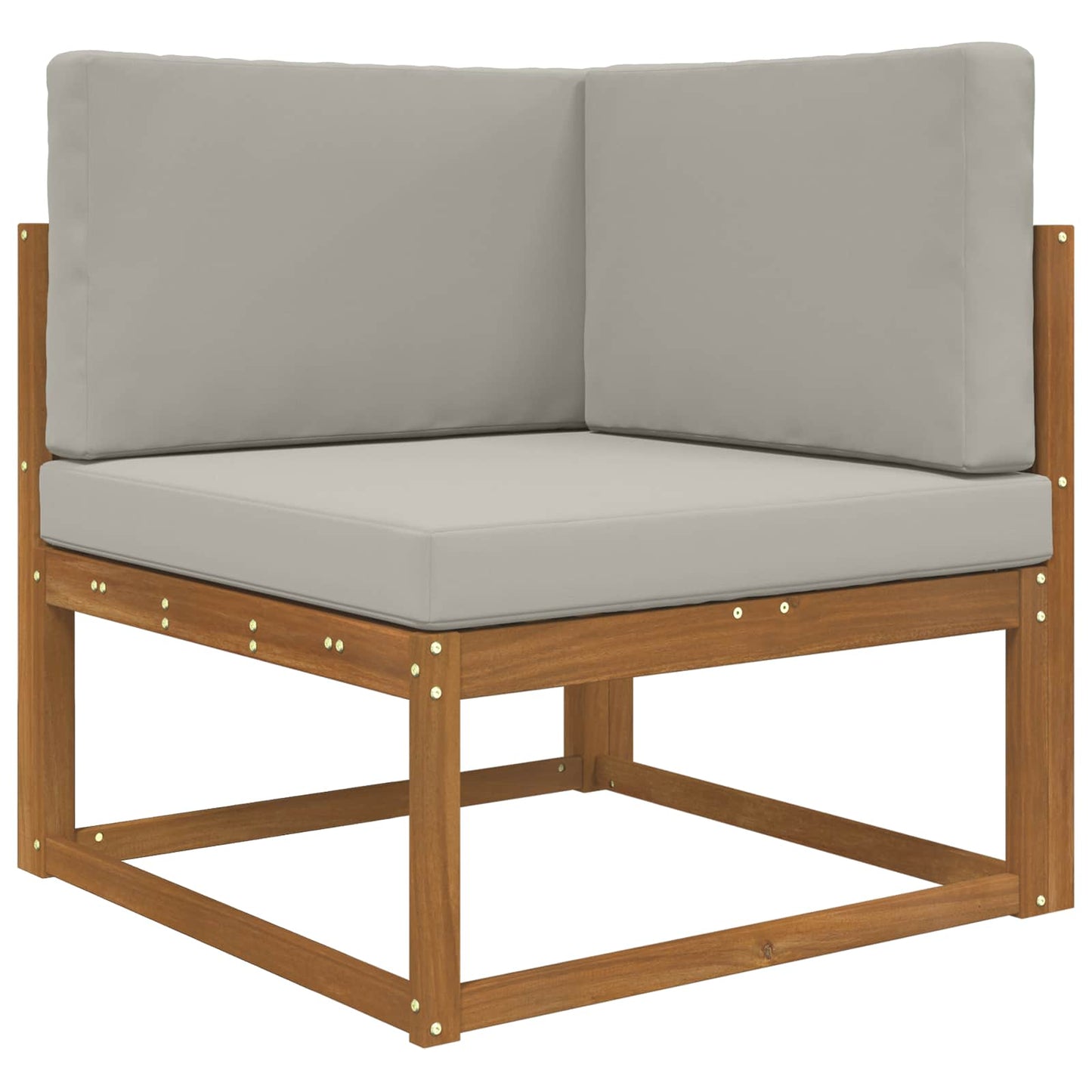 Udendørs Sofa Pude Polyester Grå 80 x 80 cm