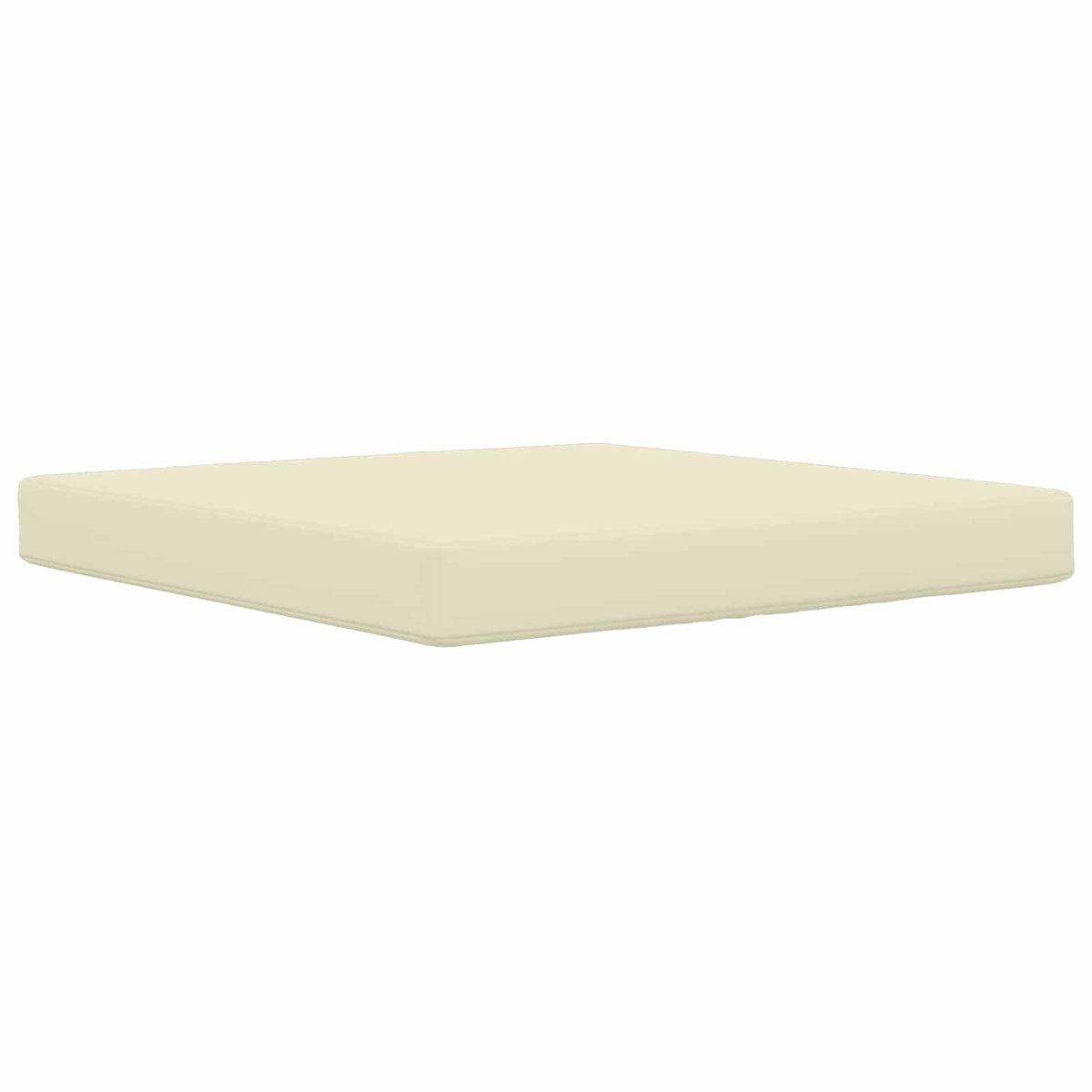 Udendørs Sofa Pude Polyester Cremefarvet 80 x 80 cm