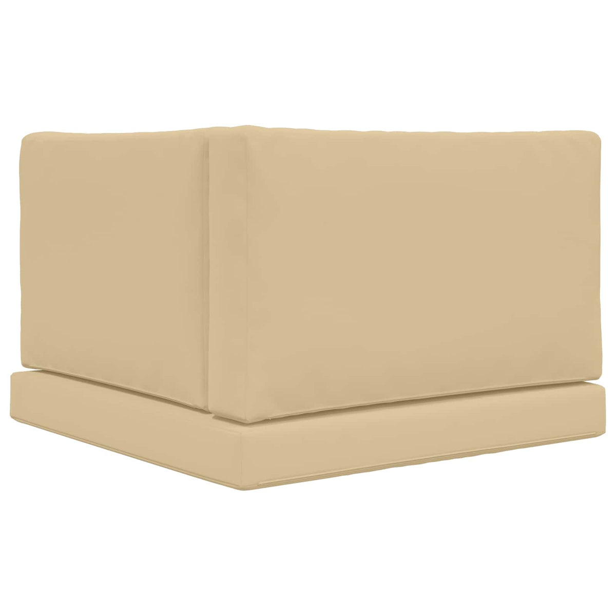Udendørs Sofa Pude Polyester Beige 80 x 80 cm