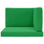 Udendørs Sofa Pude Polyester Grøn 80 x 80 cm