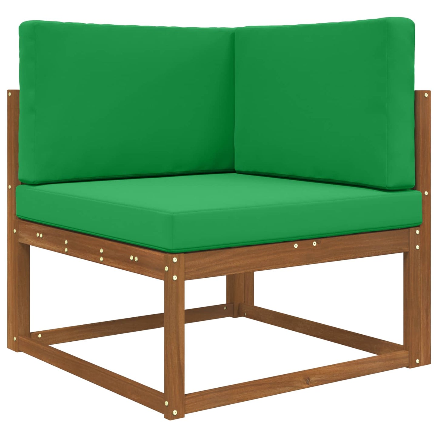 Udendørs Sofa Pude Polyester Grøn 80 x 80 cm