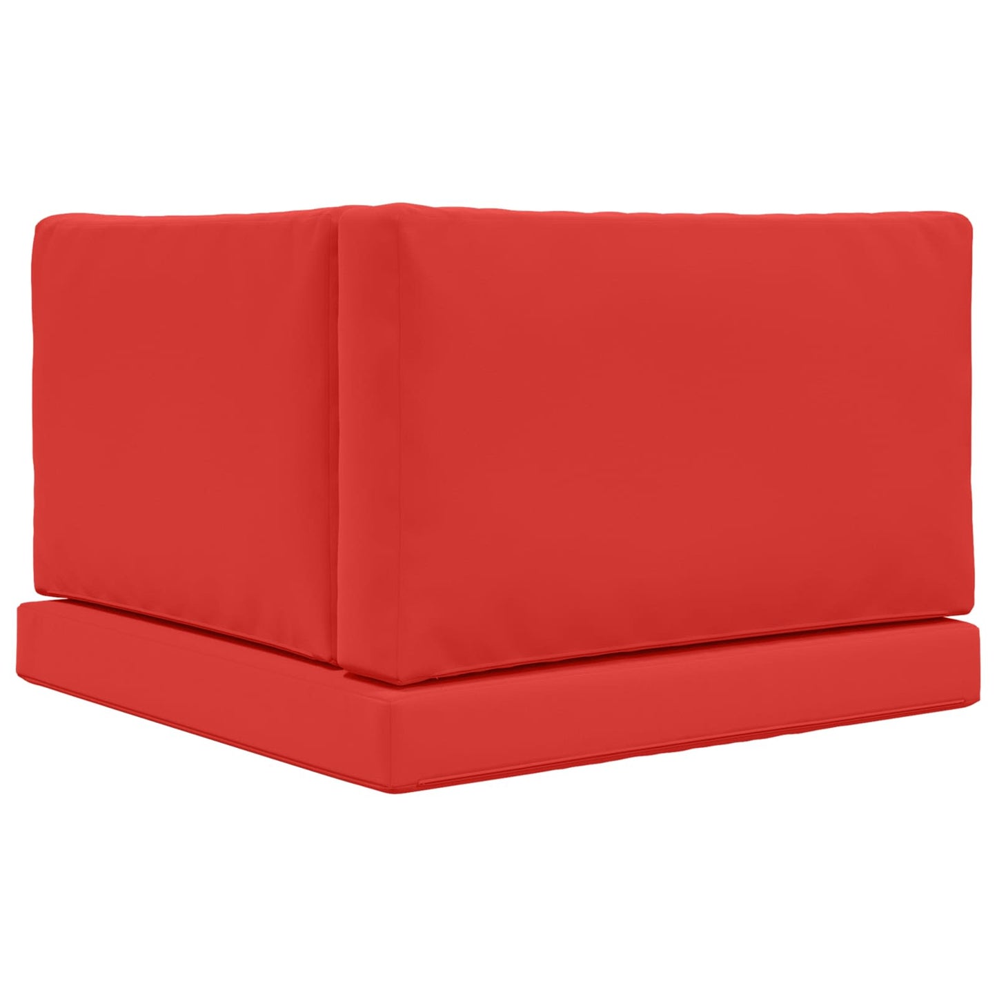 Udendørs Sofa Pude Polyester Rød 80 x 80 cm