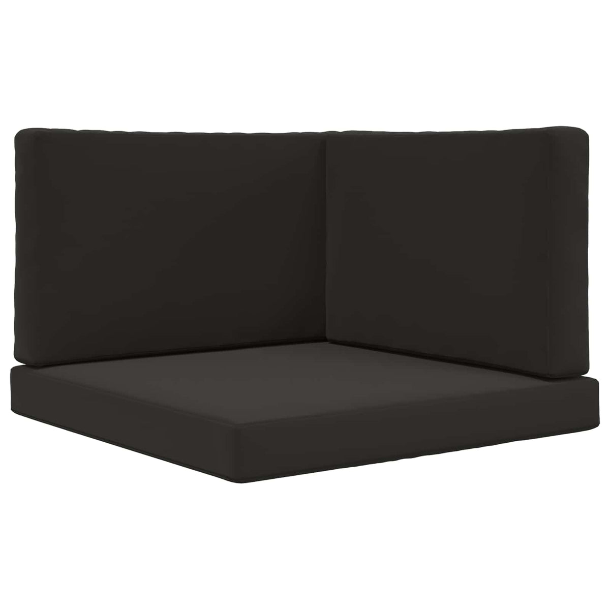 Udendørs Sofa Pude Polyester Sort 80 x 80 cm