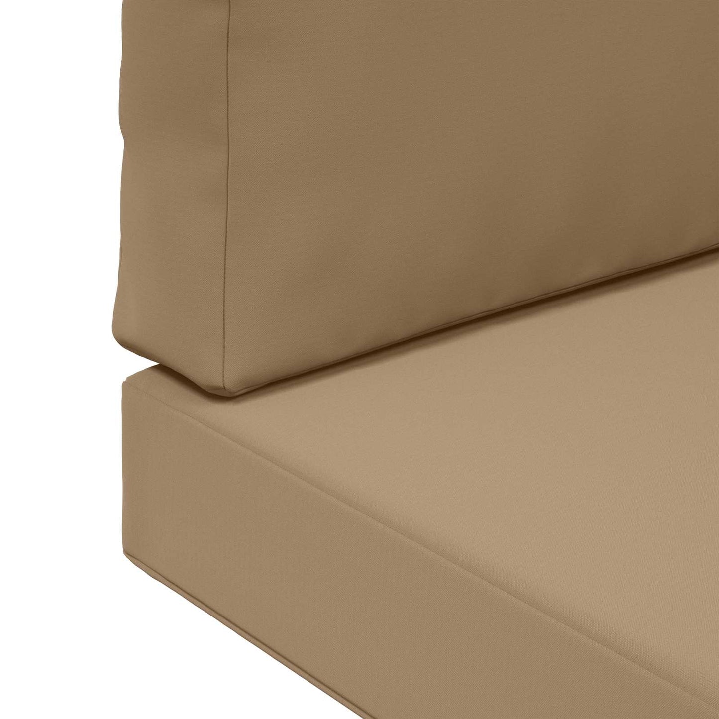Udendørs Sofa Pude Polyester Gråbrun 80 x 80 cm