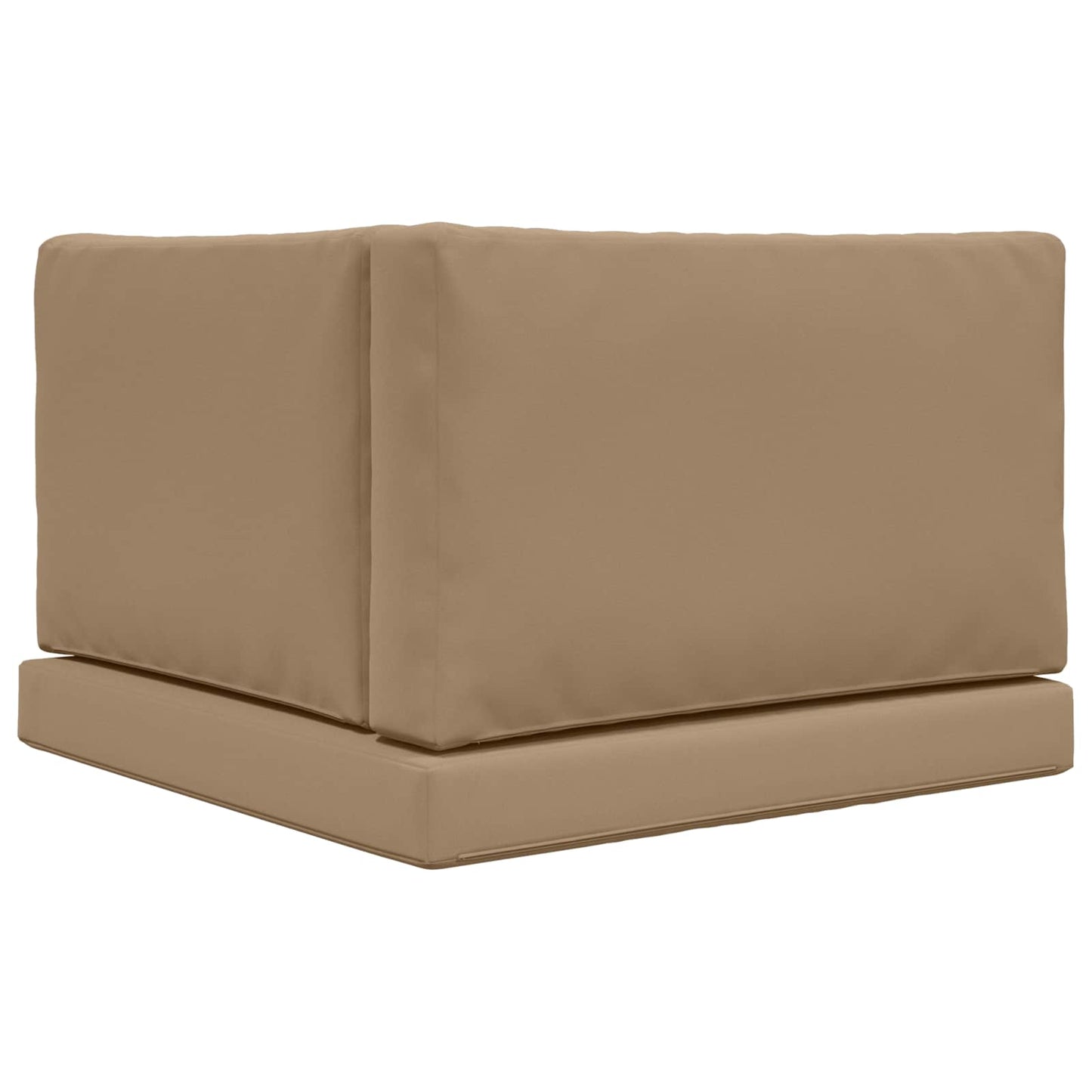 Udendørs Sofa Pude Polyester Gråbrun 80 x 80 cm