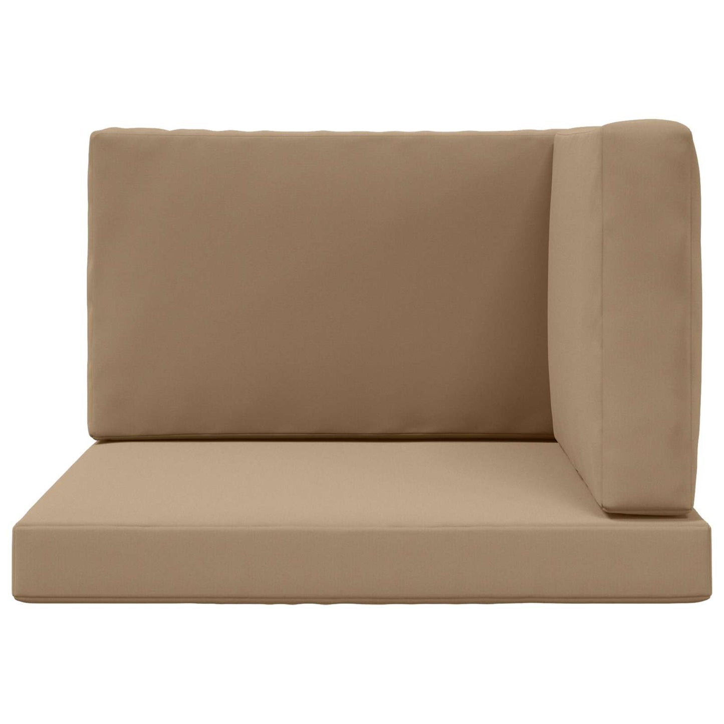 Udendørs Sofa Pude Polyester Gråbrun 80 x 80 cm