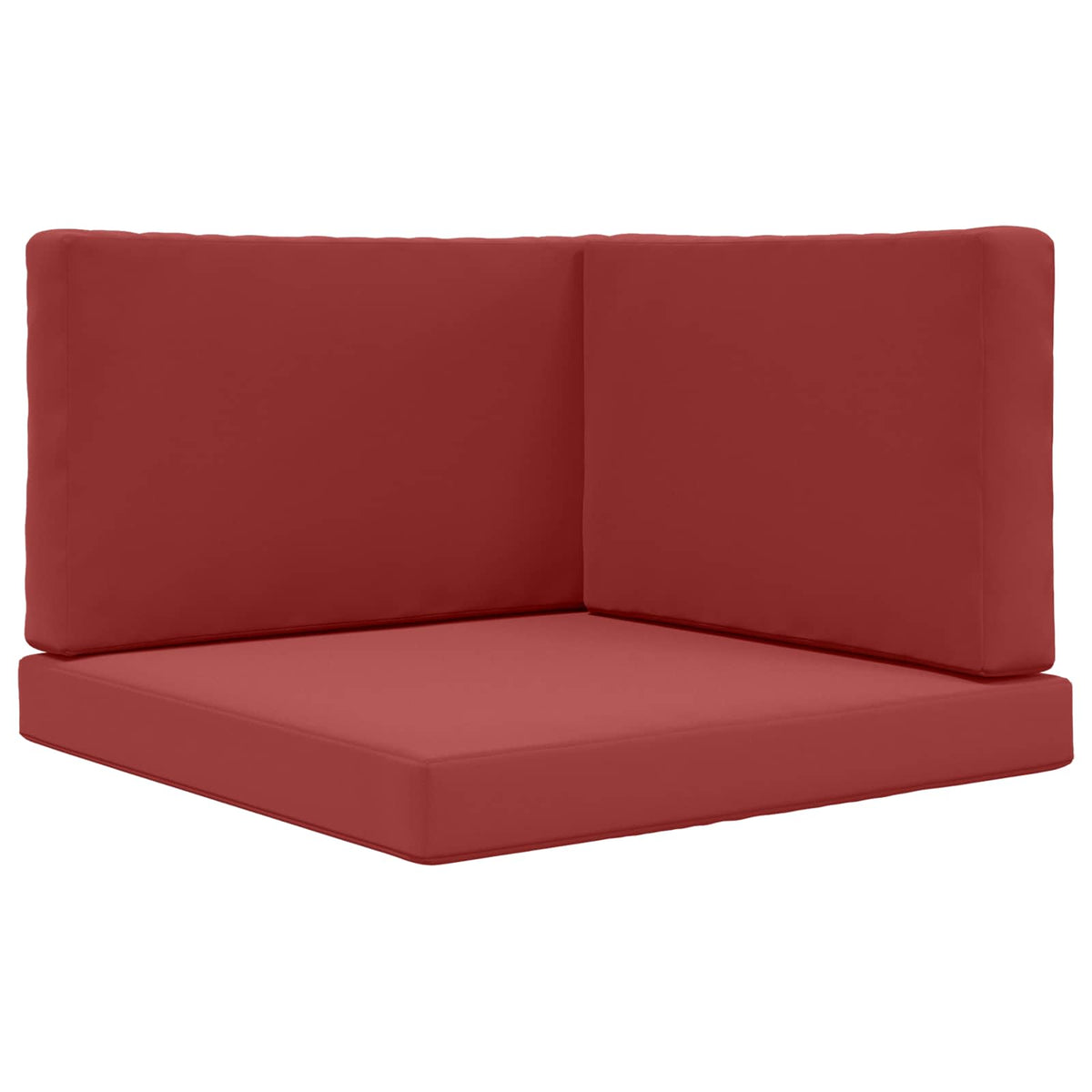 Udendørs Sofa Pude Polyester Vinrød 80 x 80 cm