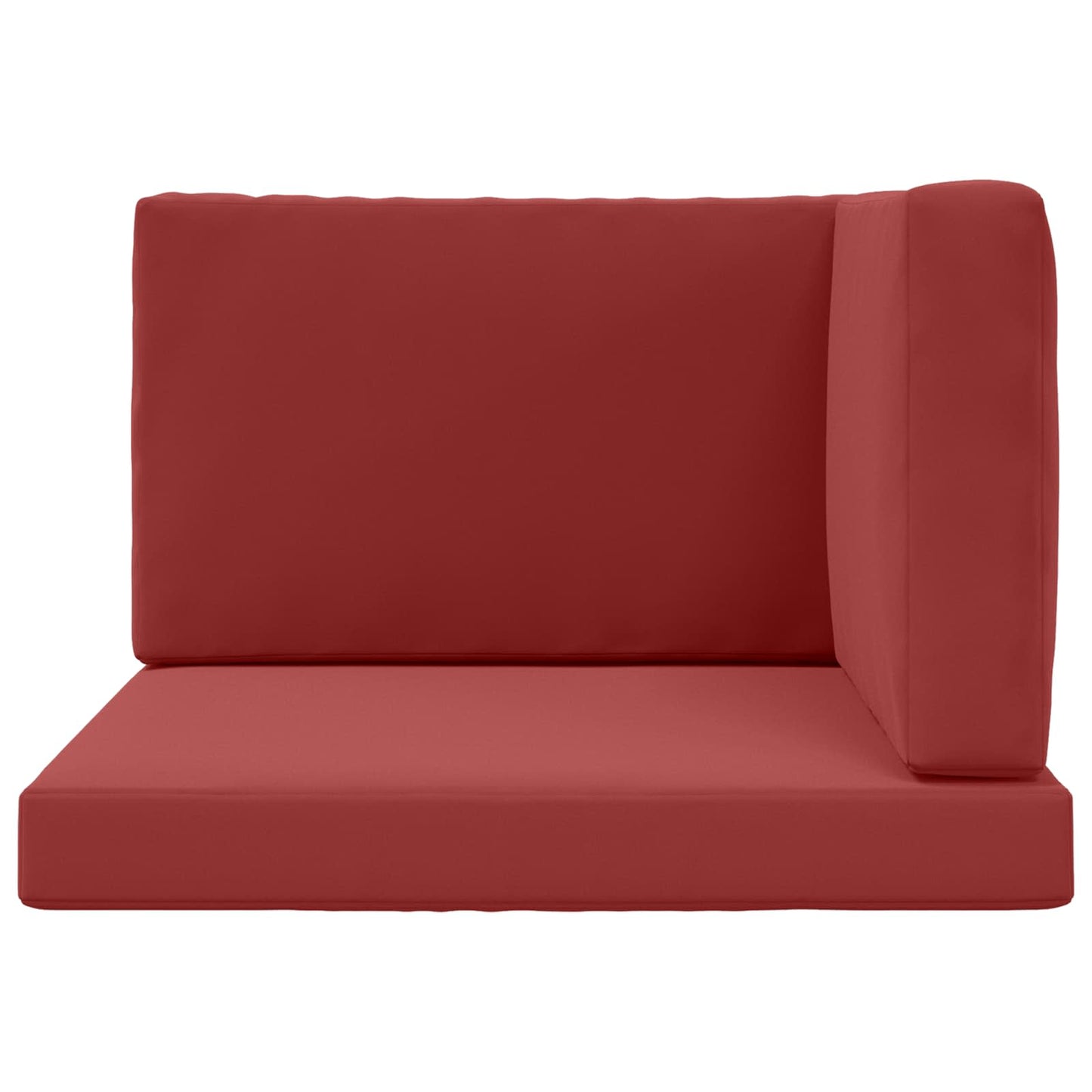 Udendørs Sofa Pude Polyester Vinrød 80 x 80 cm