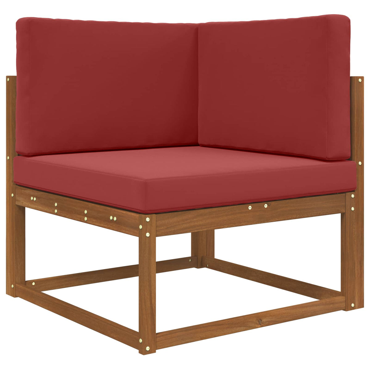 Udendørs Sofa Pude Polyester Vinrød 80 x 80 cm