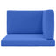 Udendørs Sofa Pude Polyester Kongelig blå 80 x 80 cm