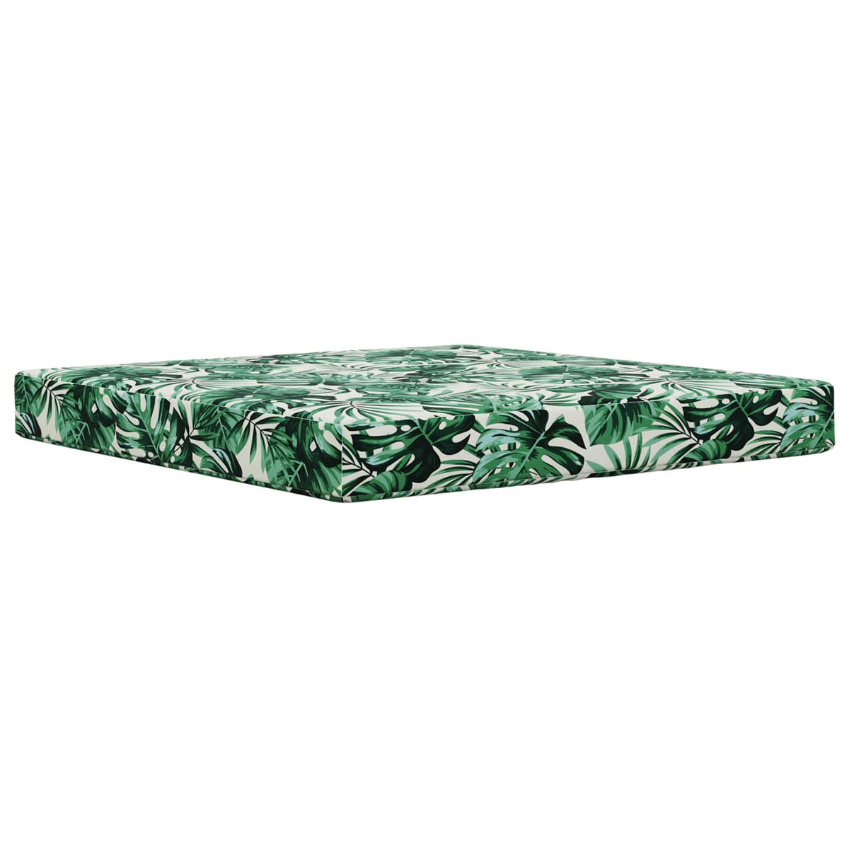 Udendørs Sofa Pude Polyester Bladmønster 80 x 80 cm Bladmønster
