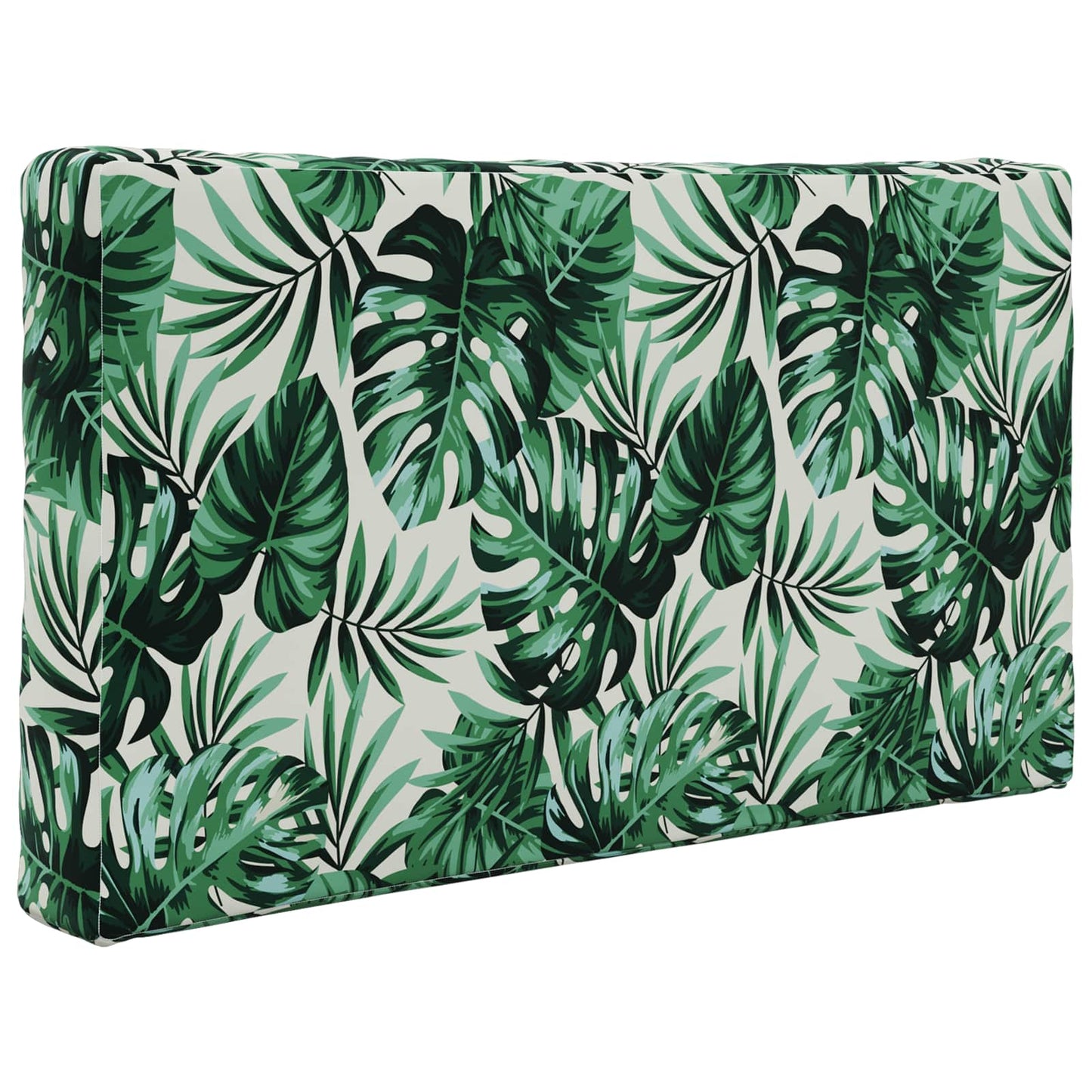 Udendørs Sofa Pude Polyester Bladmønster 80 x 80 cm Bladmønster