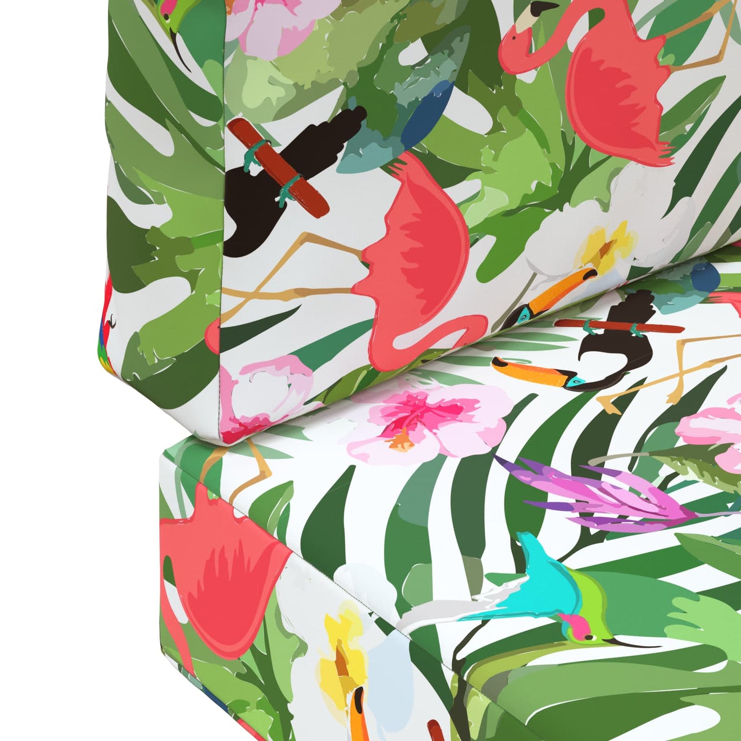 Udendørs Sofa Pude Polyester farverig 80 x 80 cm