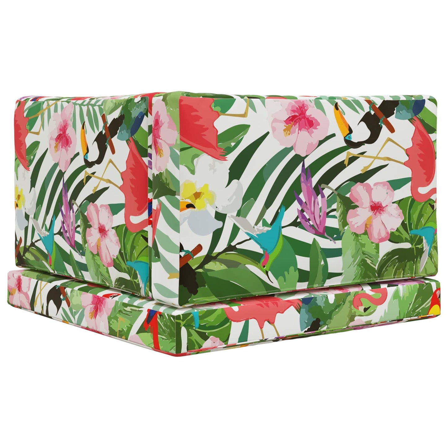 Udendørs Sofa Pude Polyester farverig 80 x 80 cm