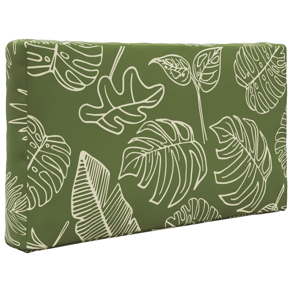 Udendørs Sofa Pude Polyester Bladdesign 80 x 80 cm Bladdesign
