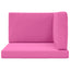 Udendørs Sofa Pude Polyester Lyserød 80 x 80 cm