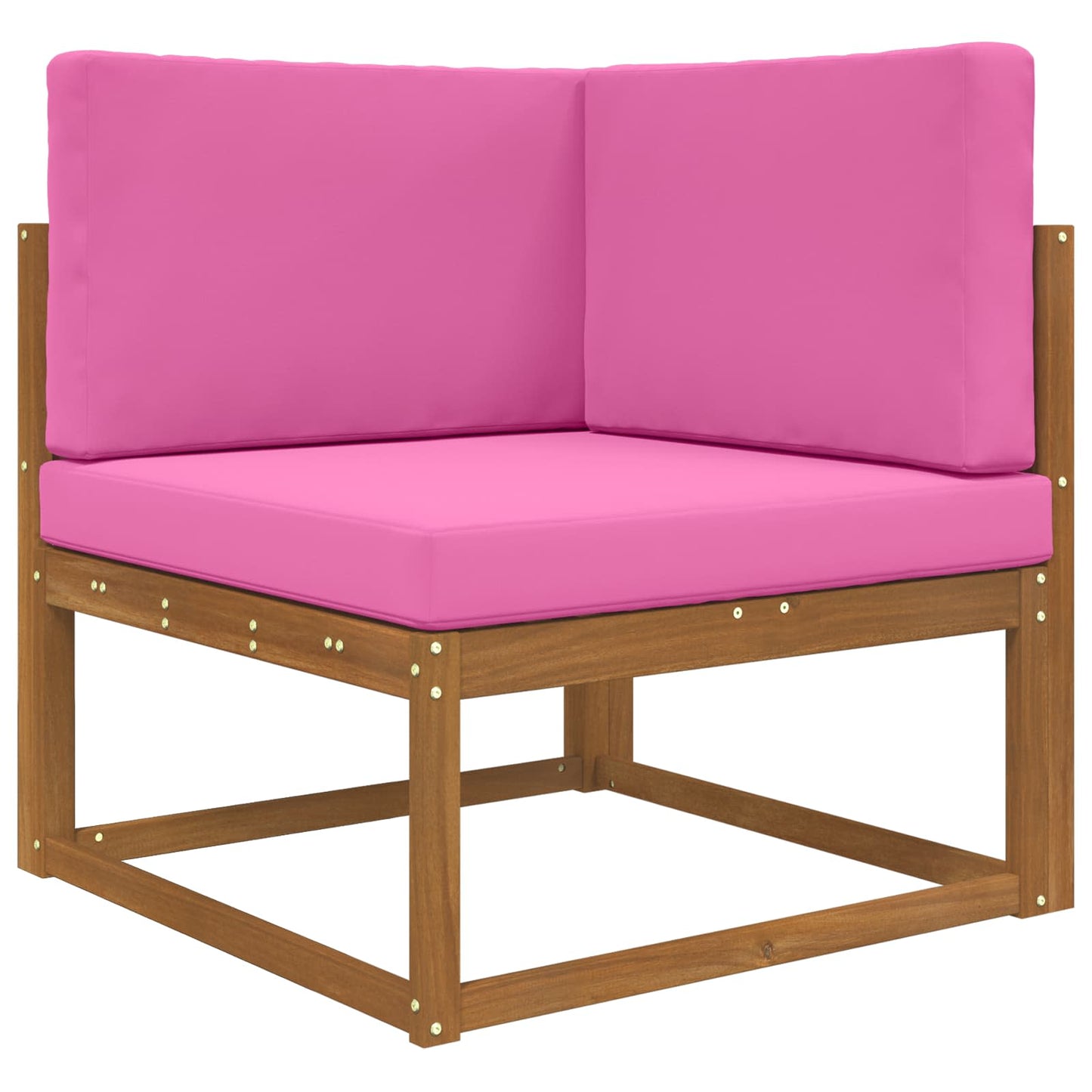 Udendørs Sofa Pude Polyester Lyserød 80 x 80 cm