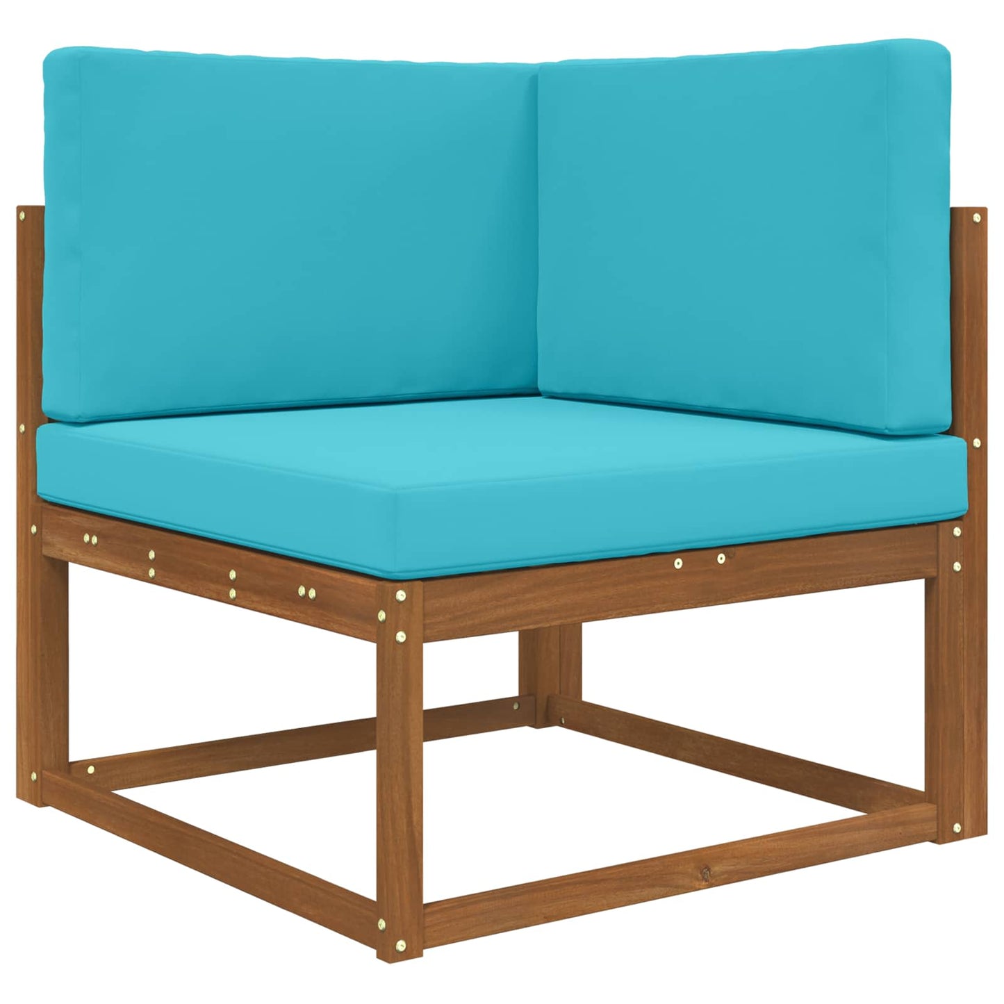 Udendørs Sofa Pude Polyester Turkis 80 x 80 cm
