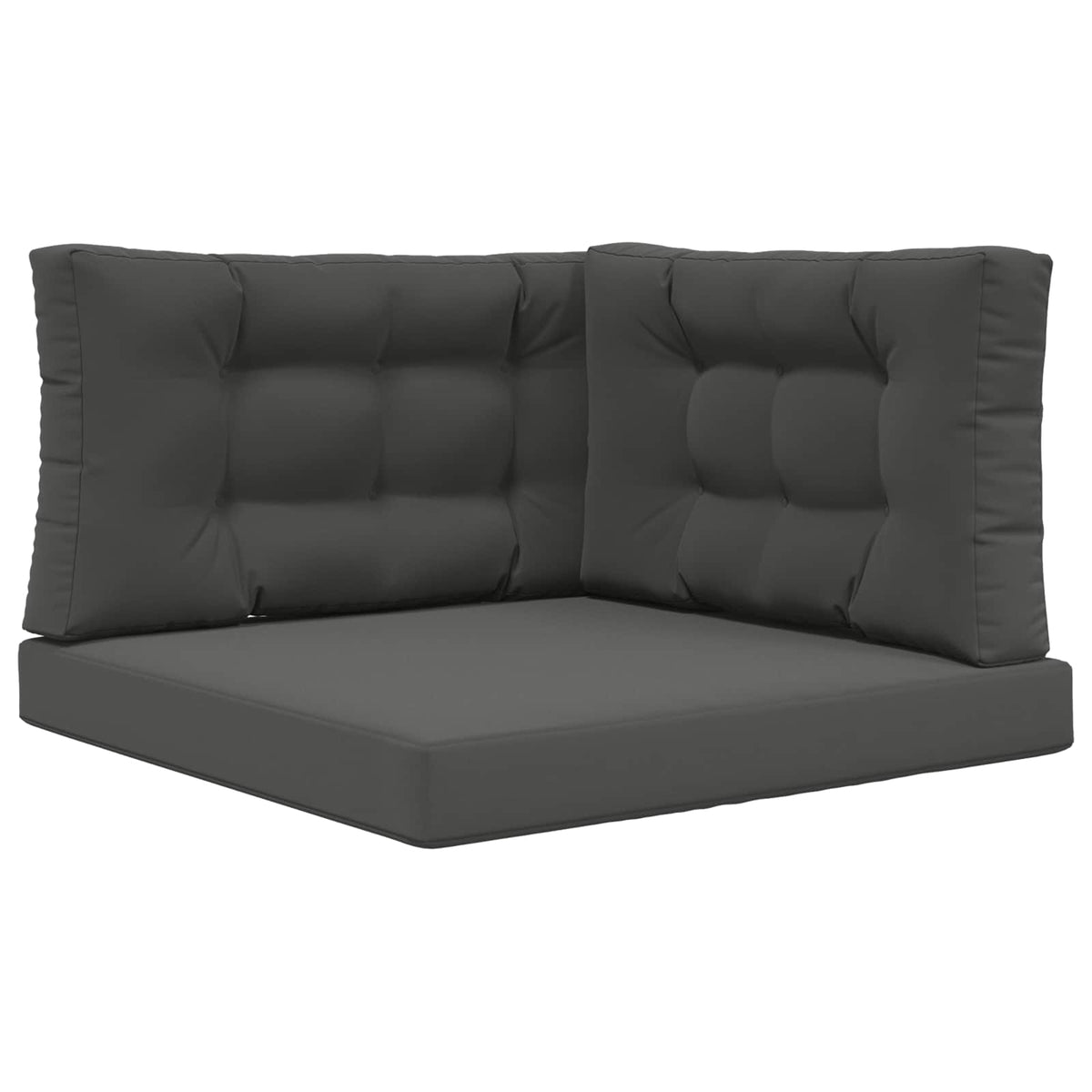 Udendørs Sofa Pude Polyester Antracit 80 x 80 cm