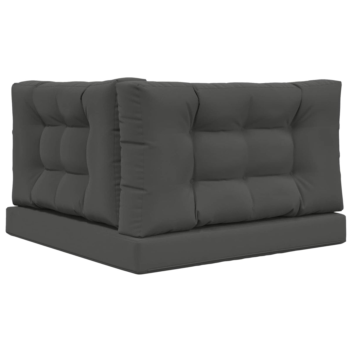 Udendørs Sofa Pude Polyester Antracit 80 x 80 cm