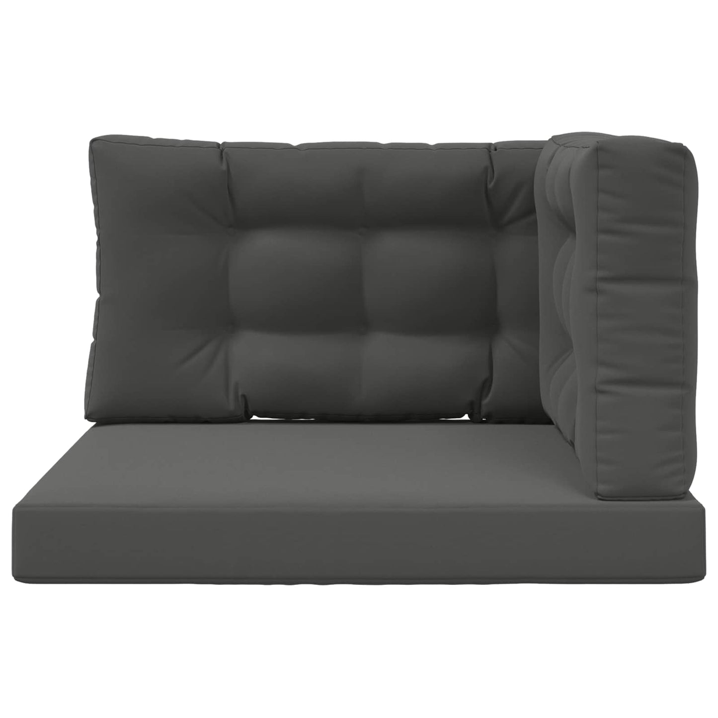 Udendørs Sofa Pude Polyester Antracit 80 x 80 cm