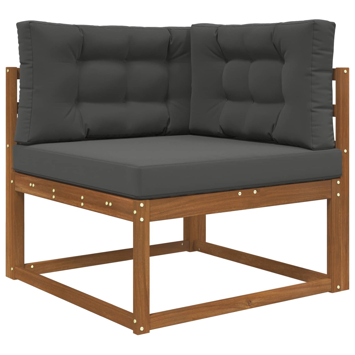Udendørs Sofa Pude Polyester Antracit 80 x 80 cm